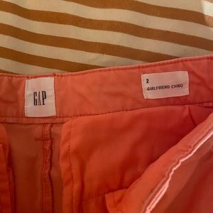 Gap pink girlfriend chino